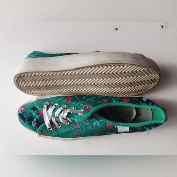 2/25$ Sneakers satin turquoise - Picture 3 of 5